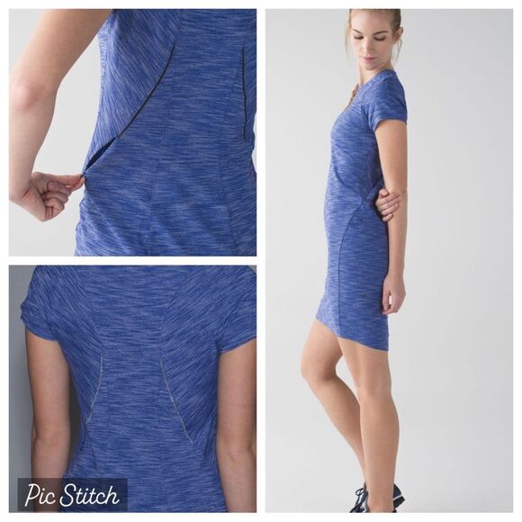 Lululemon &go Where-To Dress
Heathered Sapphire Blue
Style Number: W8653S size 8 - Picture 4 of 16